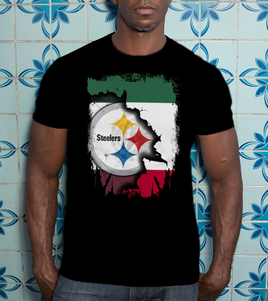 Steelers Mexico Flag Collaboration T-Shirt