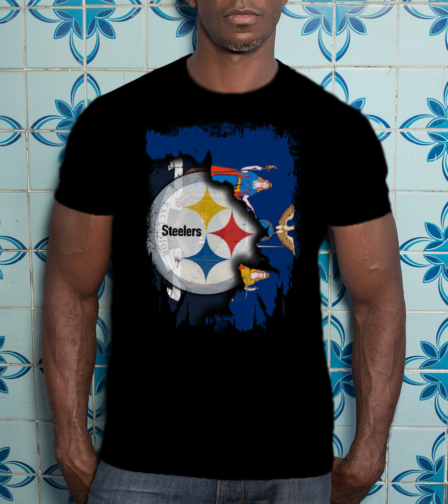 New York Steelers Emblem Fusion T-Shirt