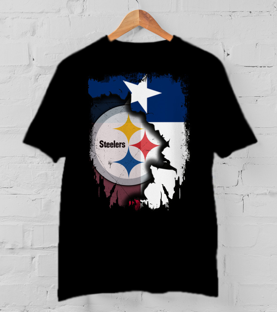 Steelers Texas Flag Fusion T-Shirt