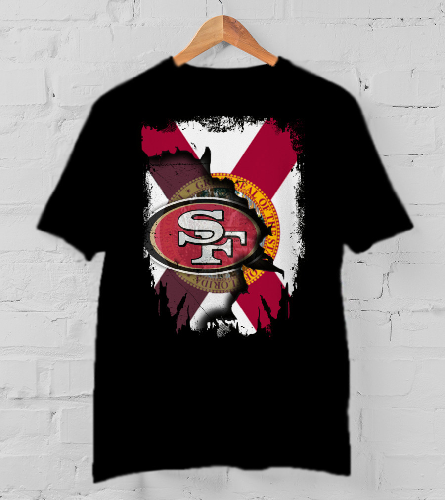 Florida Flag Together With San Francisco 49ers T-Shirt
