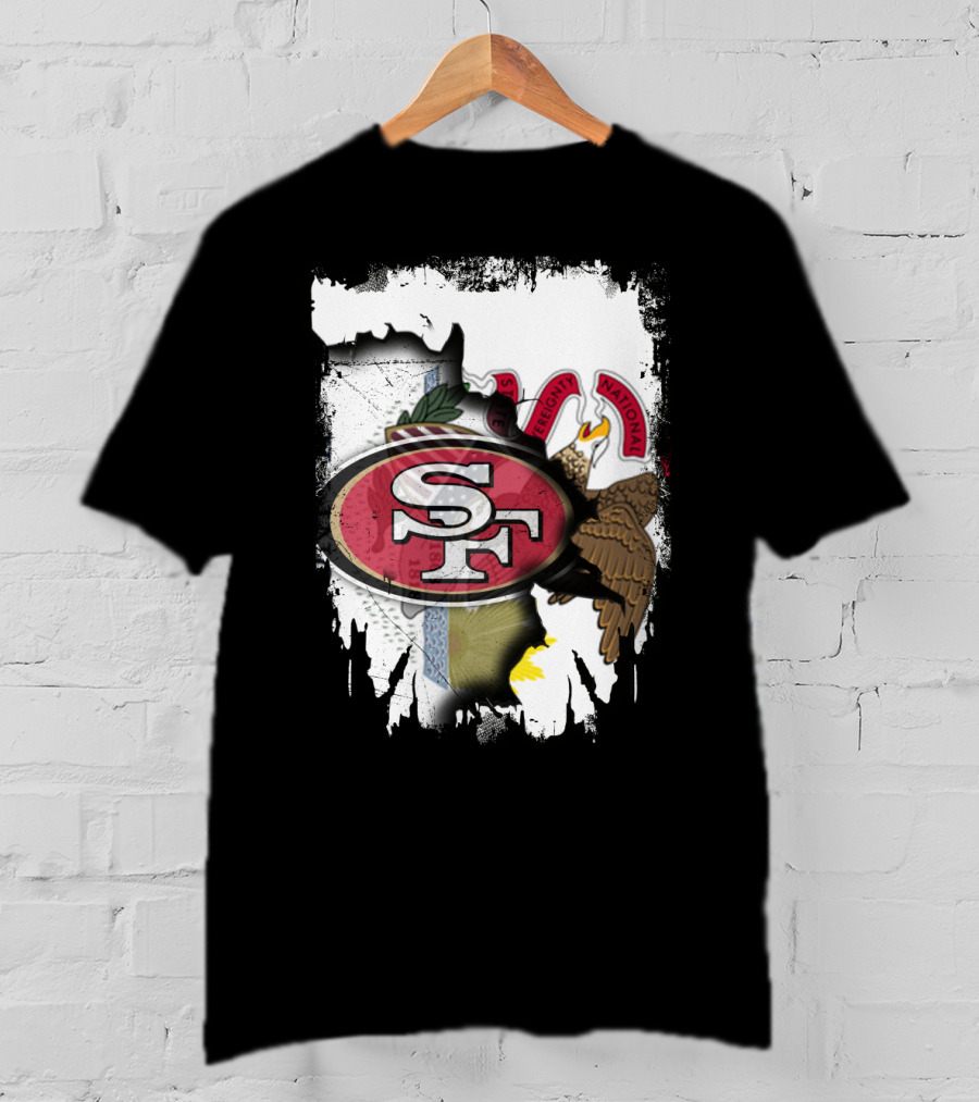 San Francisco 49ers Illinois State Pride Unity T-Shirt