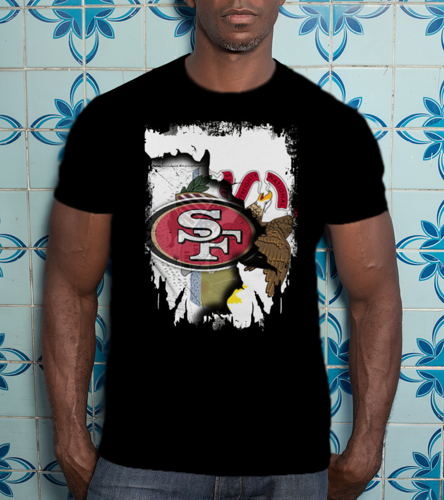 San Francisco 49ers Illinois State Pride Unity T-Shirt
