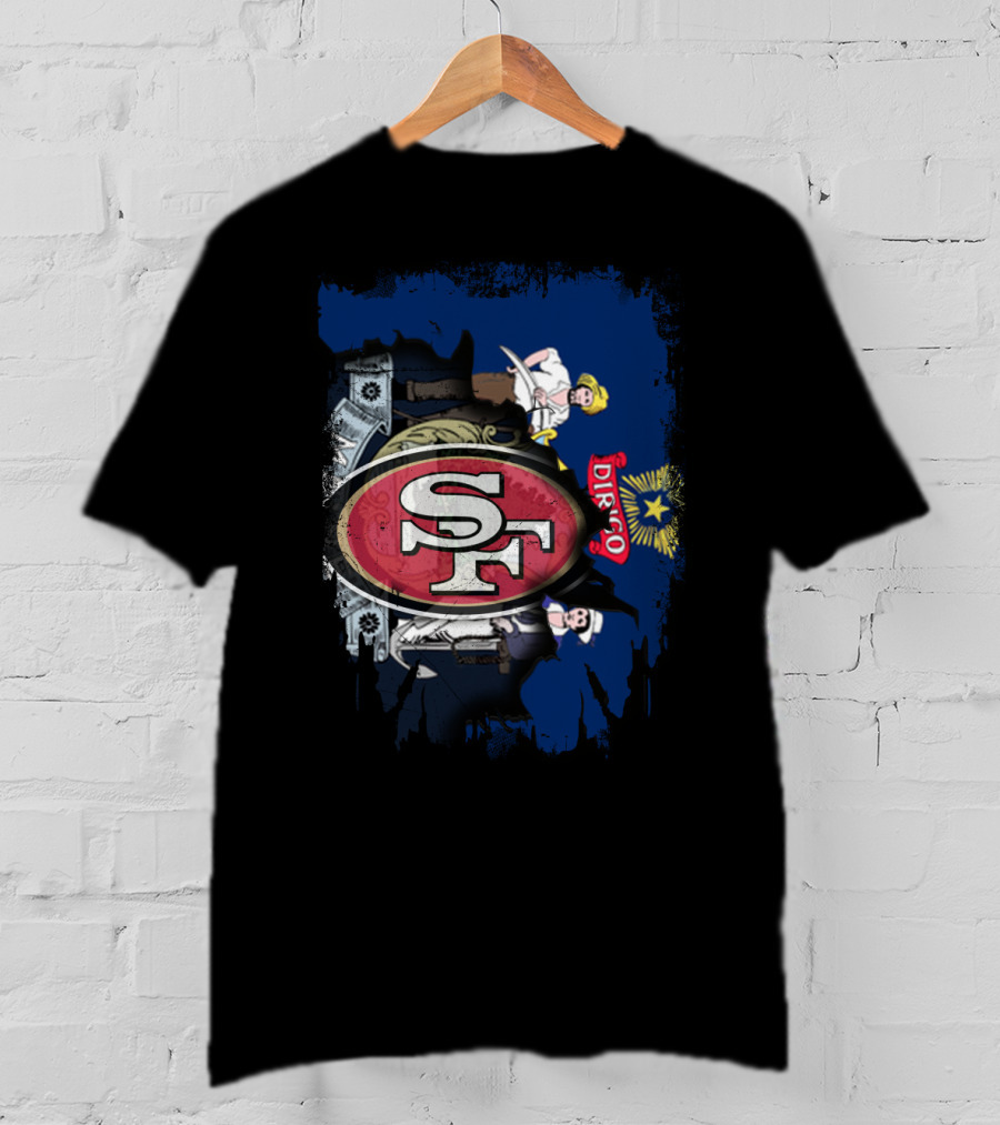 San Francisco 49ers Maine State Emblem Fusion T-Shirt
