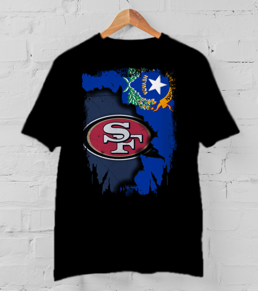Nevada State With San Francisco 49ers T-Shirt