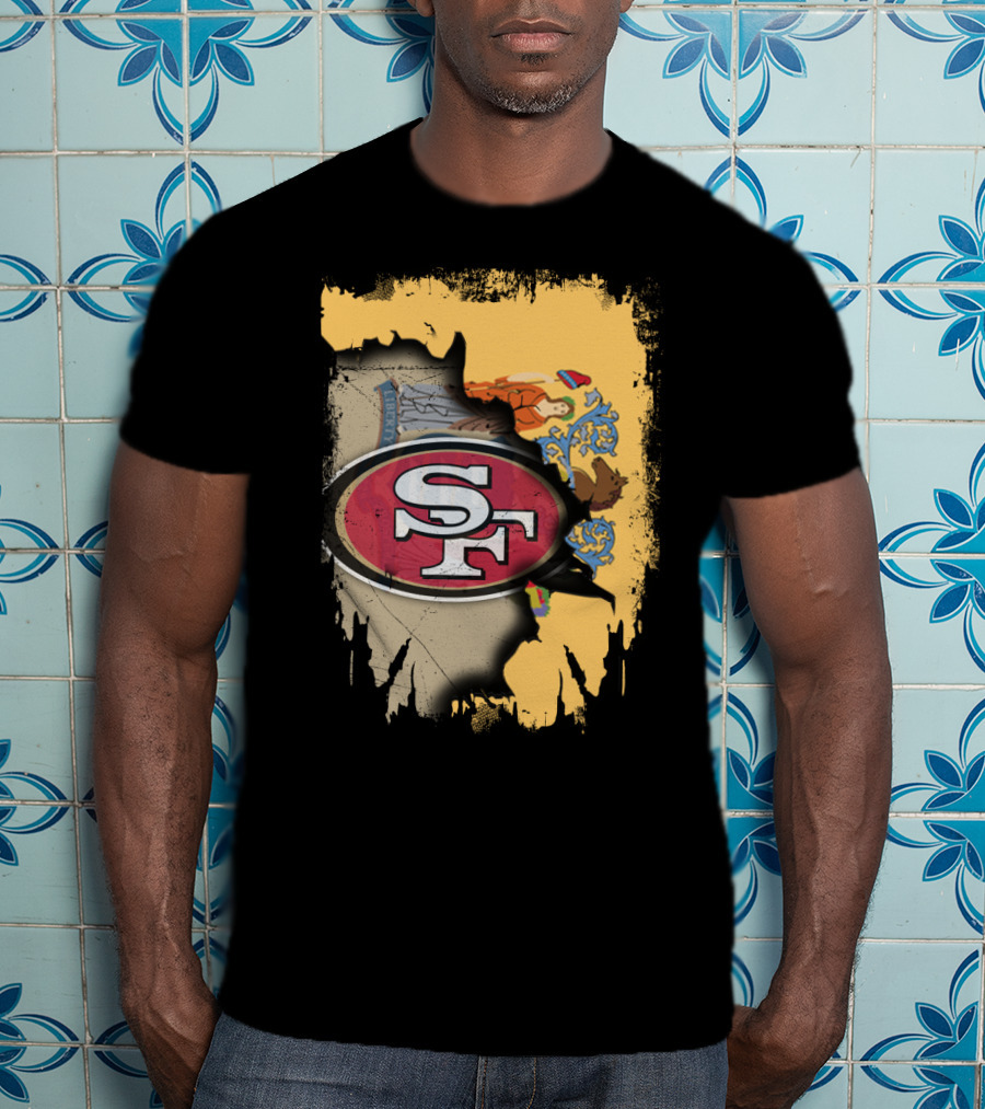Together New Jersey San Francisco 49ers Fan Loyalty T-Shirt
