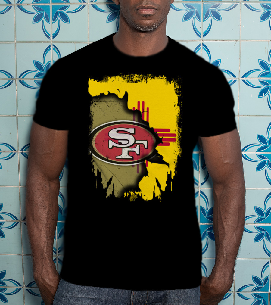 San Francisco 49ers New Mexico Zia Symbol Unity T-Shirt