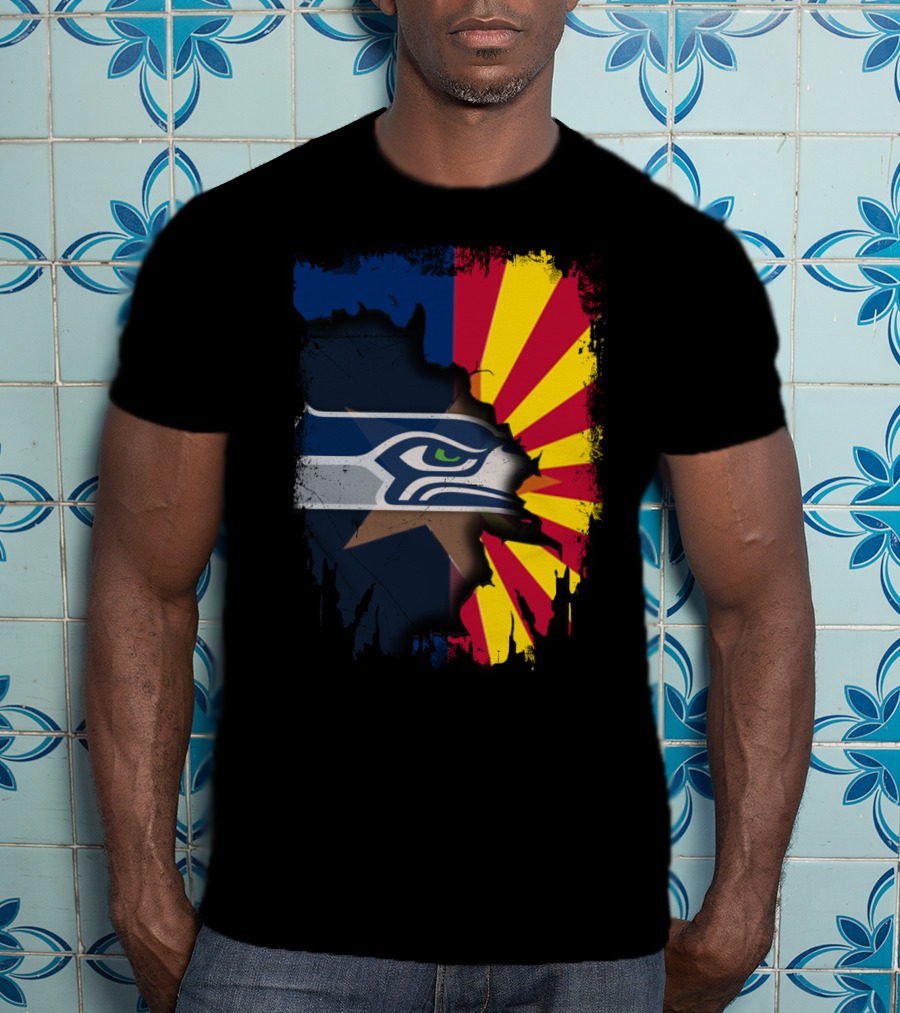 Seahawks Meets Arizona Fusion T-Shirt