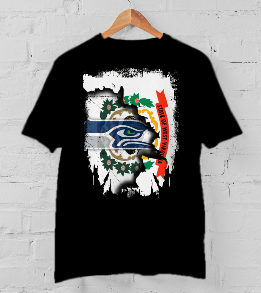 West Virginia Heritage Meets Seahawks Passion T-Shirt