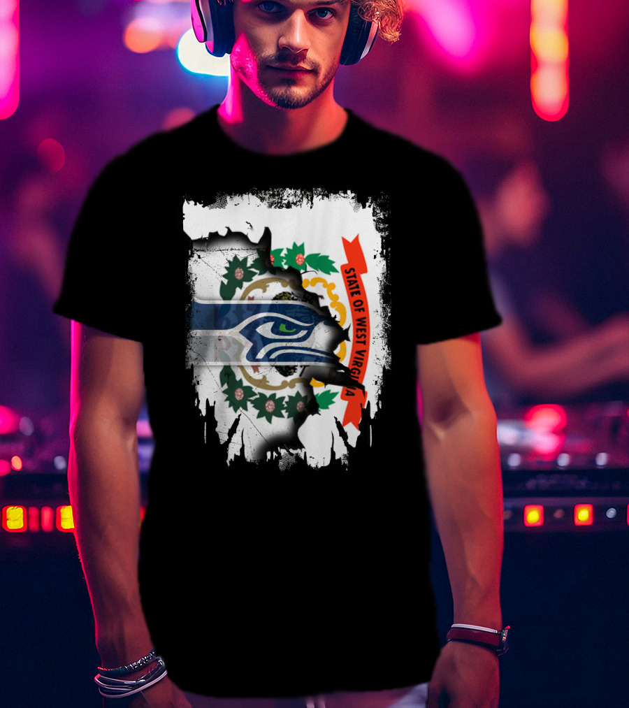 West Virginia Heritage Meets Seahawks Passion T-Shirt