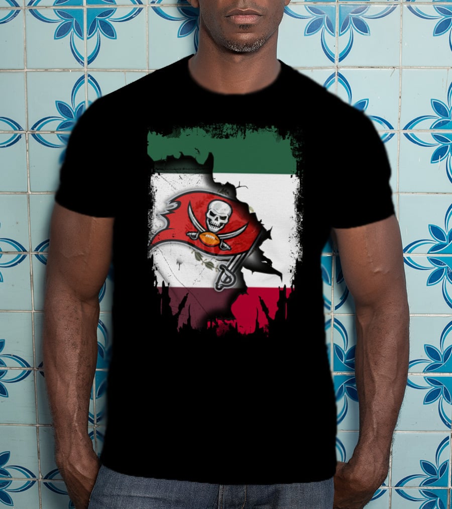 Together Mexico With Buccaneers Flag T-Shirt