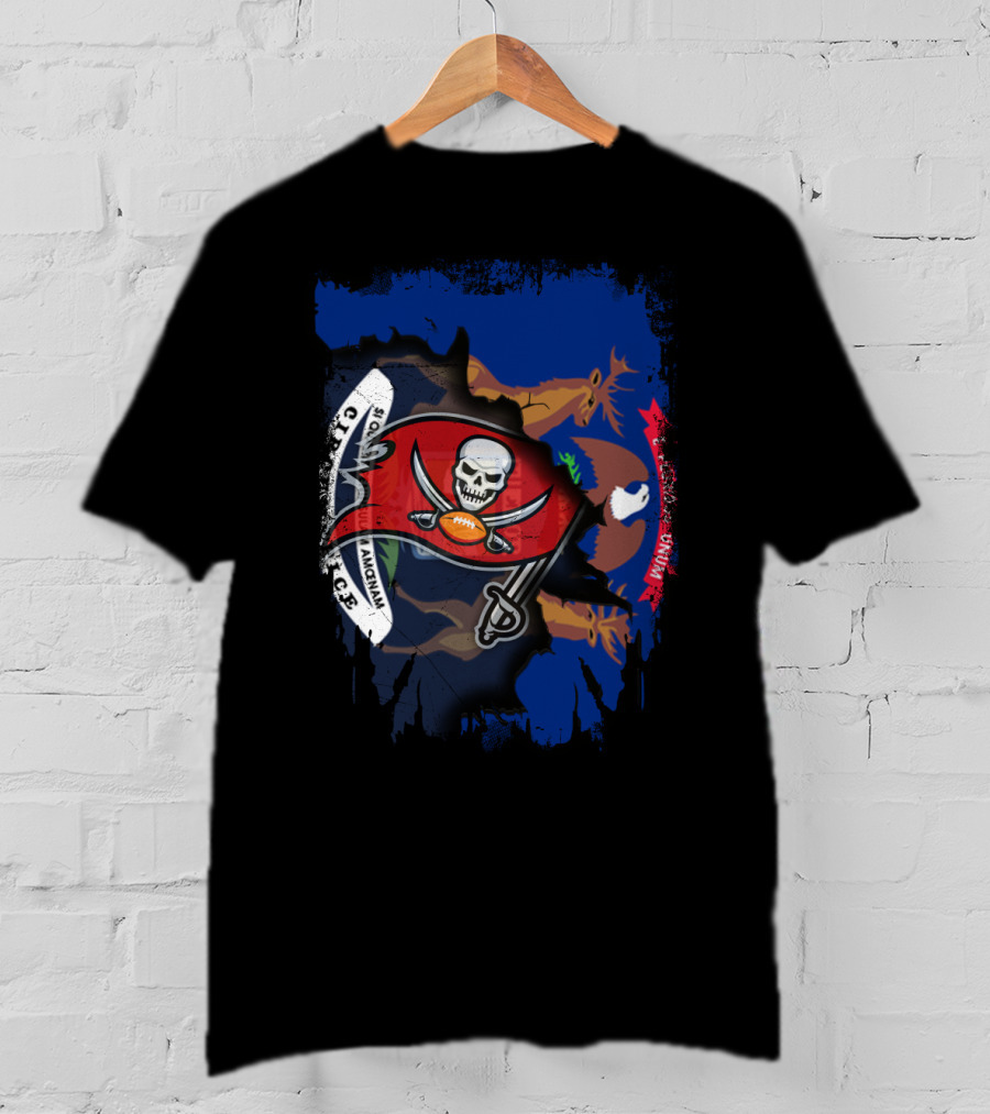 Together Michigan Buccaneers Flag Collab T-Shirt