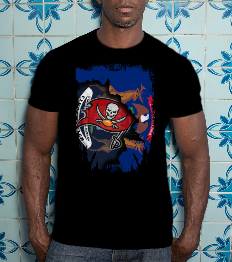 Together Michigan Buccaneers Flag Collab T-Shirt