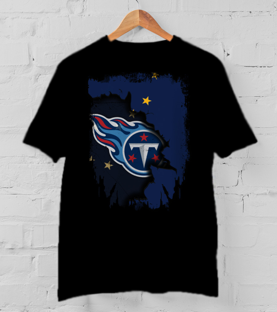Alaska Titans Map And Stars T-Shirt