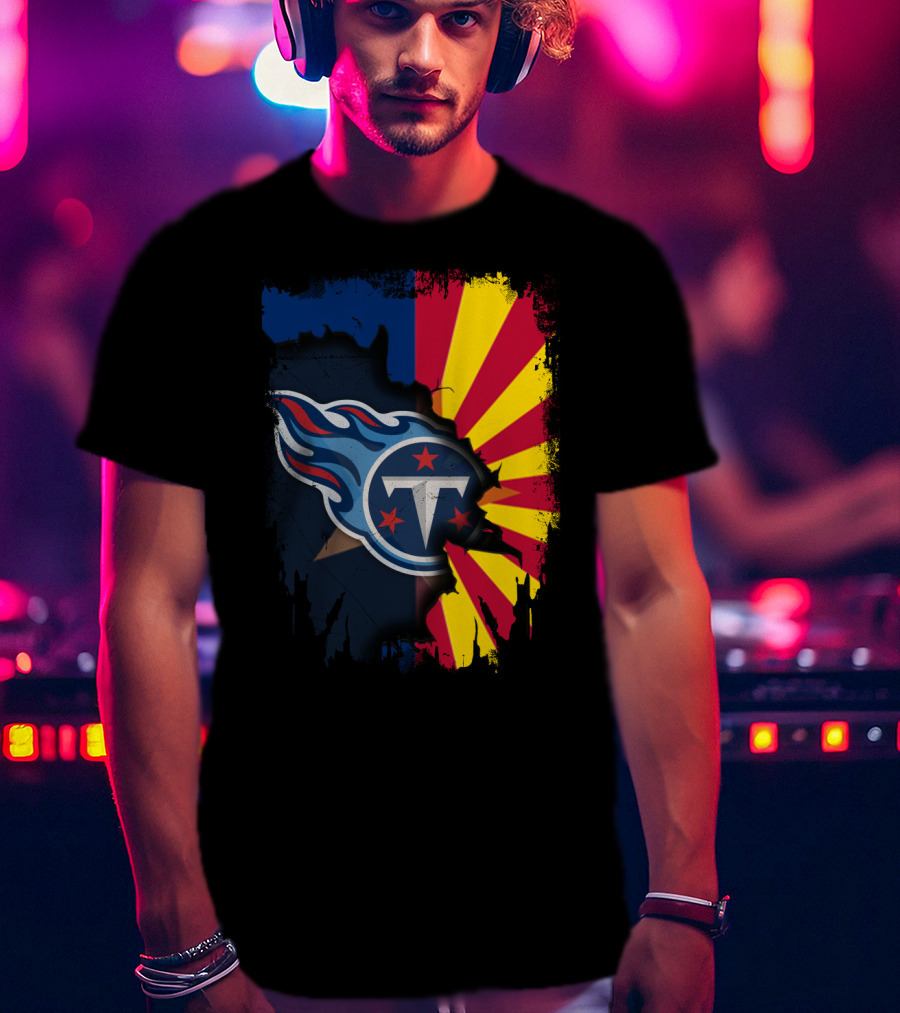 Arizona Tennessee Titans United Together T-Shirt