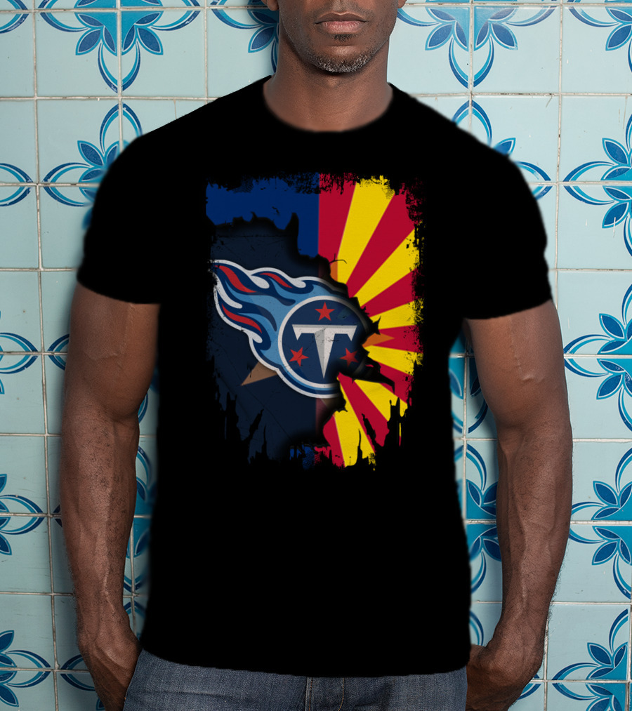 Arizona Tennessee Titans United Together T-Shirt