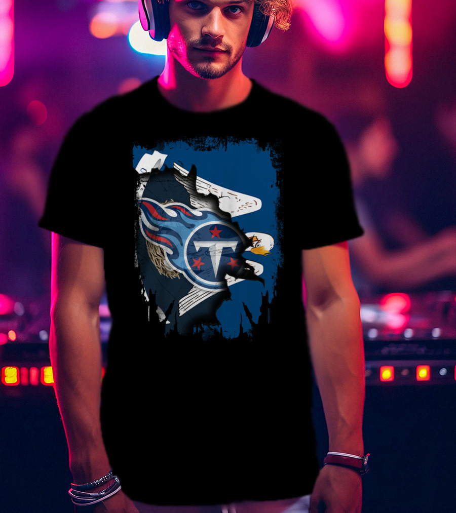 Together Louisiana Titans Eagle Hybrid T-Shirt