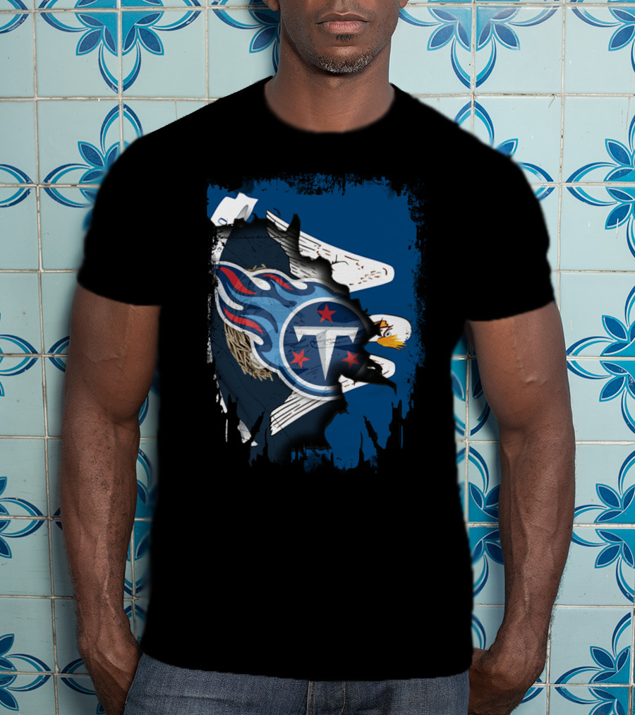 Together Louisiana Titans Eagle Hybrid T-Shirt