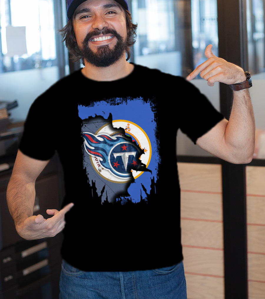 Together Minnesota Tennessee Titans Fusion T-Shirt