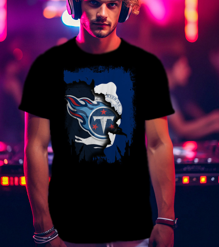 Wyoming Titans Collaboration Emblem T-Shirt