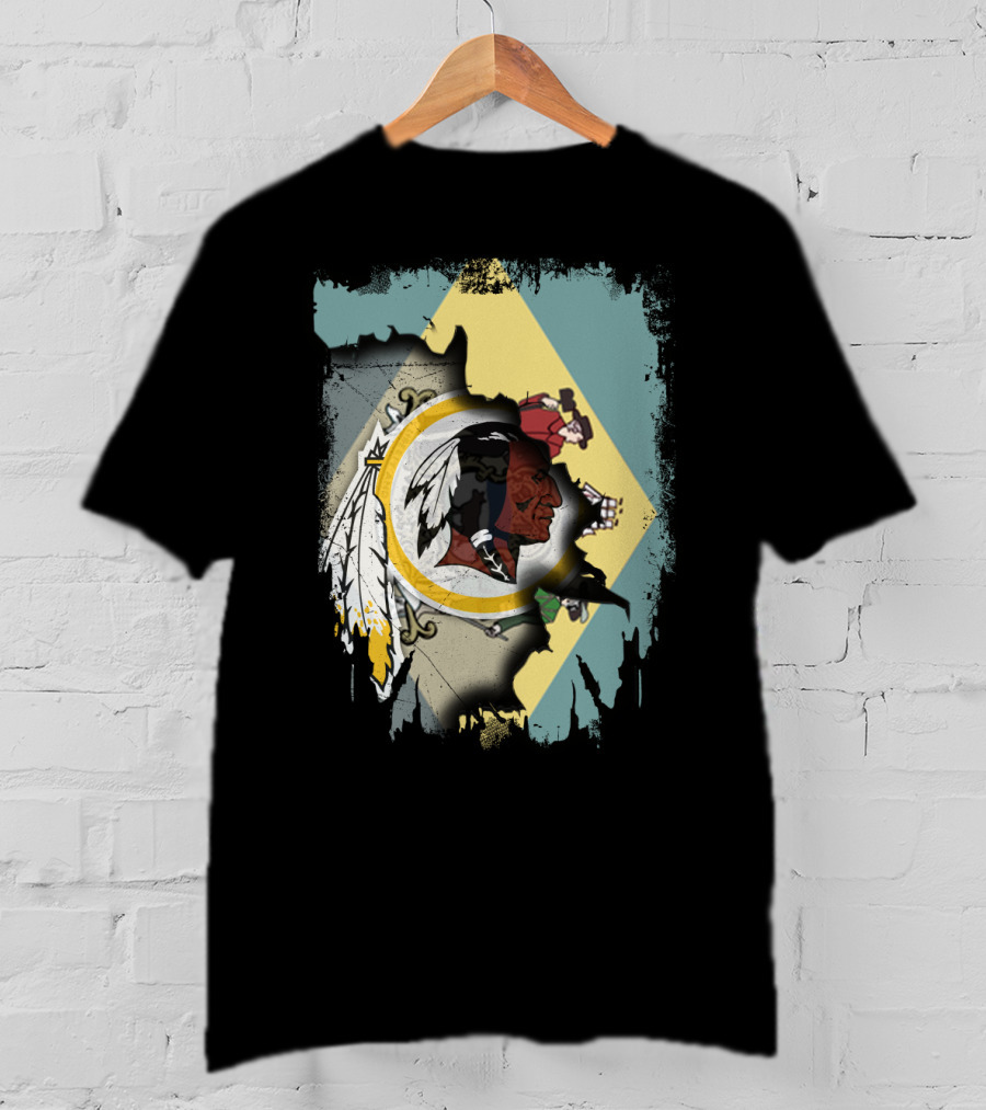 Together Delaware Flag With Redskins T-Shirt