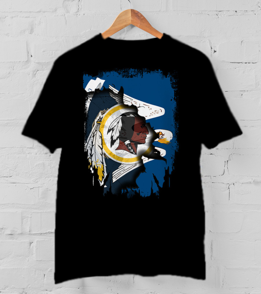 Together Louisiana Redskins Eagle Flag Banner T-Shirt