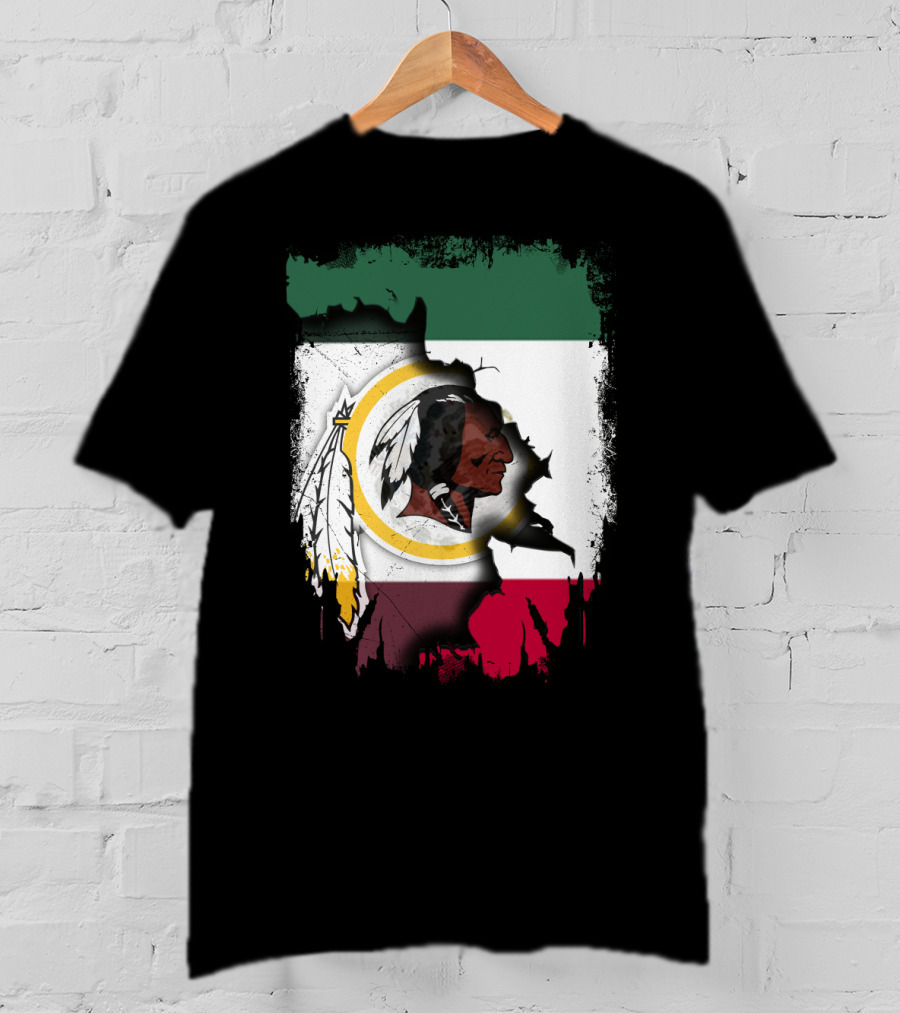 Together Mexico Redskins Flag T-Shirt
