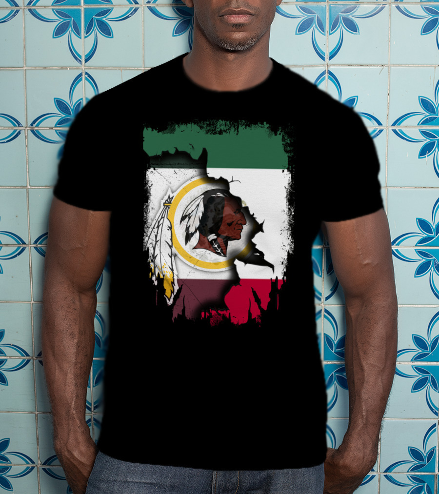 Together Mexico Redskins Flag T-Shirt