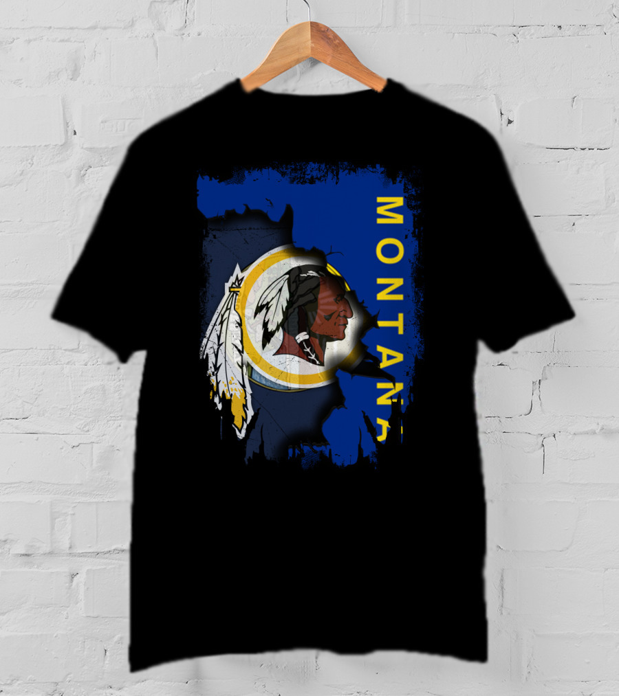 Montana And Redskins United T-Shirt
