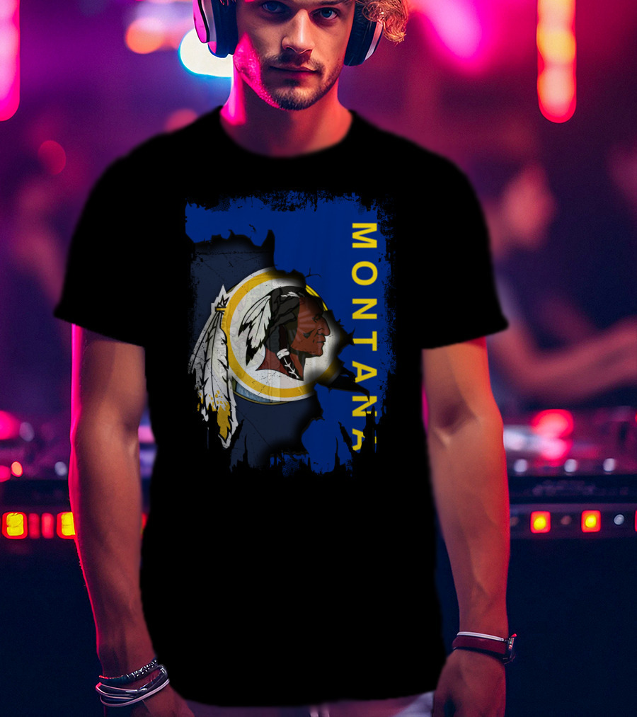 Montana And Redskins United T-Shirt