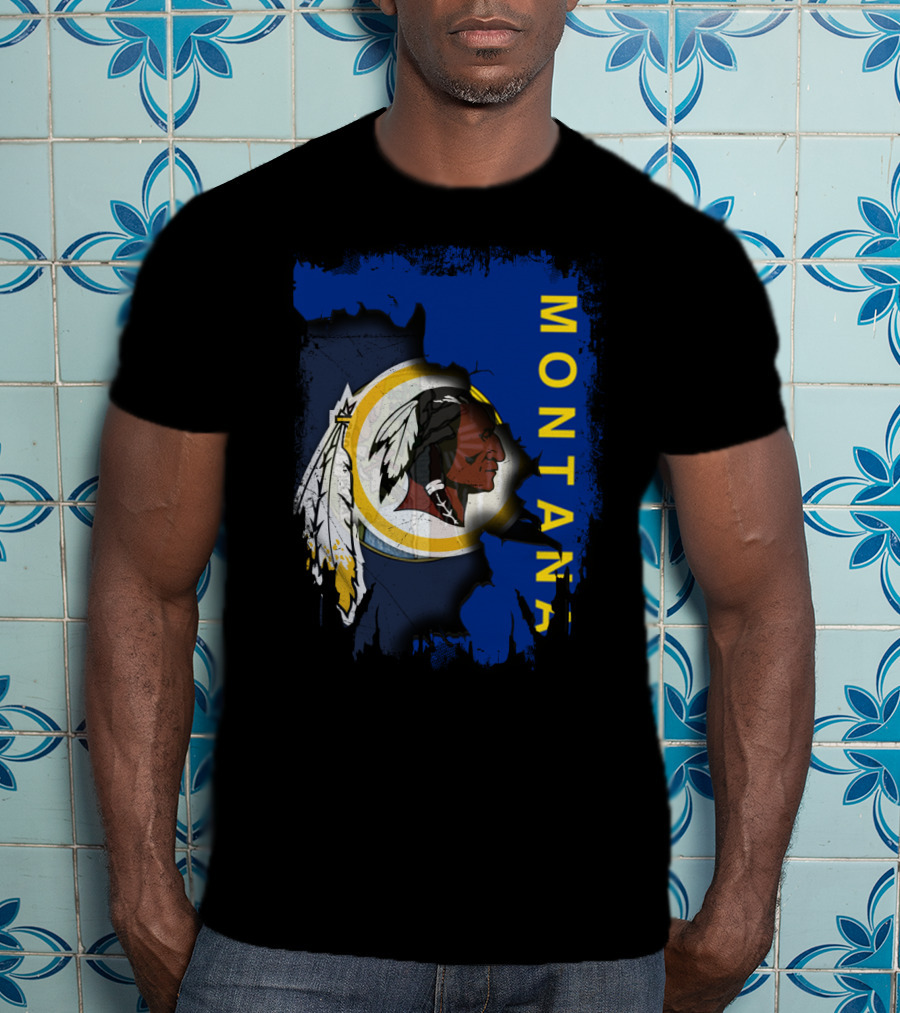 Montana And Redskins United T-Shirt