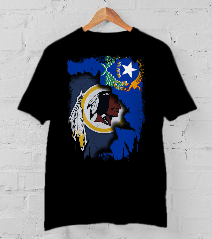 Nevada Pride With Washington Redskins T-Shirt