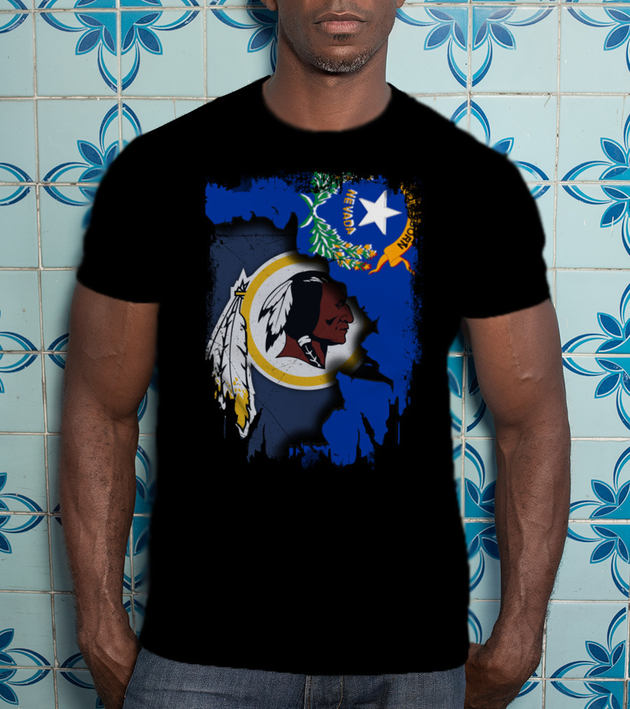 Nevada Pride With Washington Redskins T-Shirt