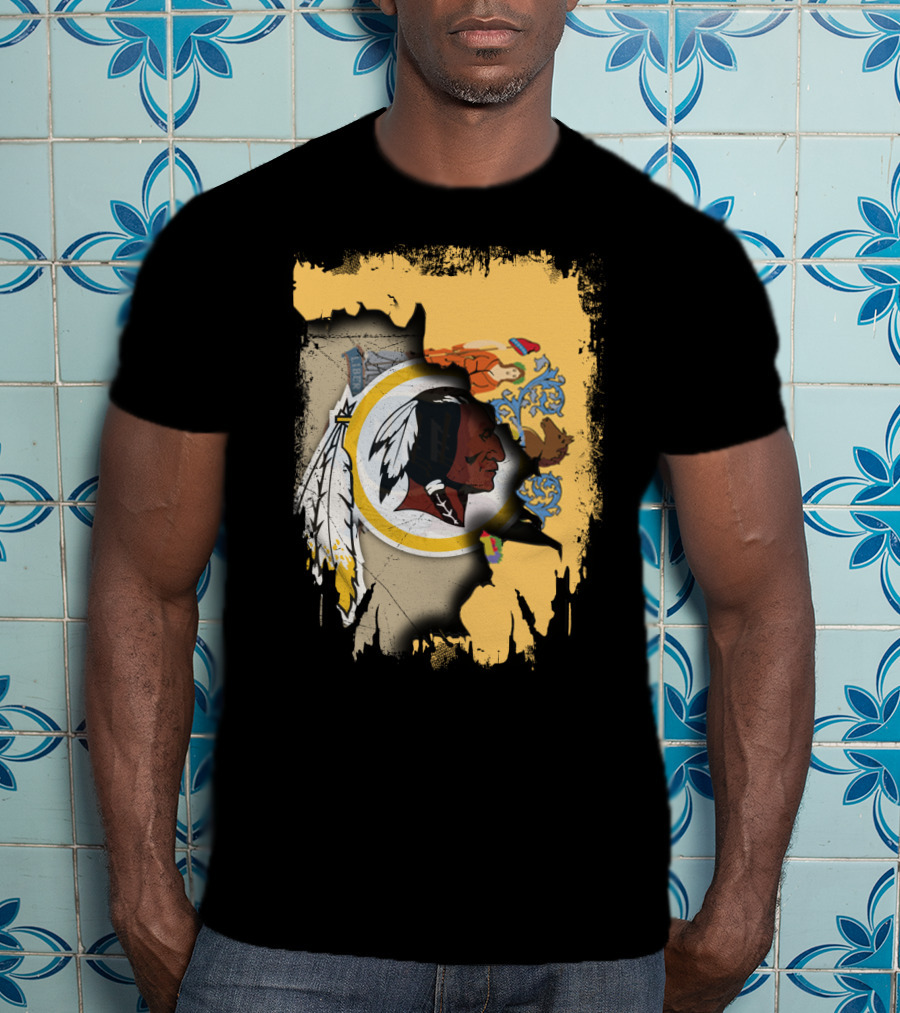 New Jersey And Redskins Unity Collaboration T-Shirt