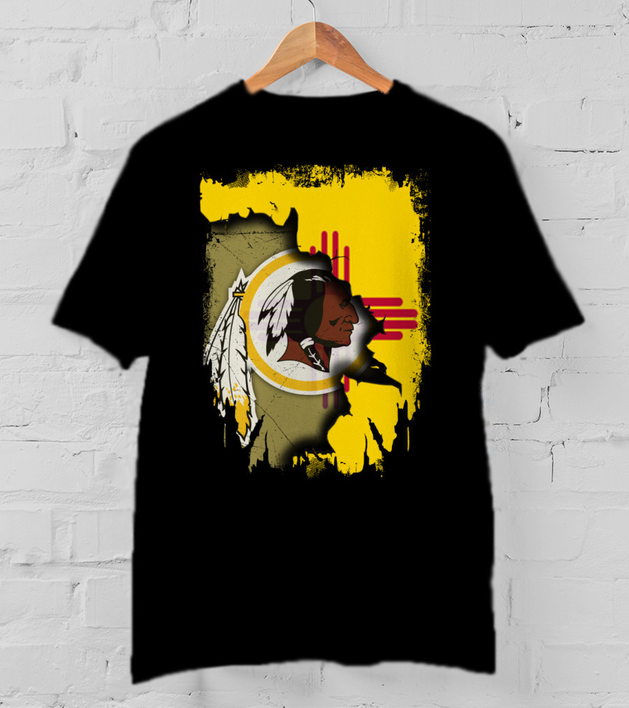New Mexico Together Redskins Logo Zia Symbol T-Shirt