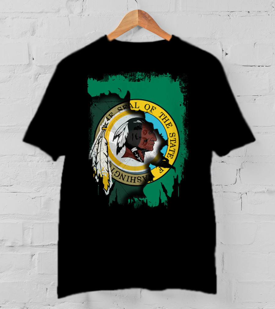 Together Washington State Seal Redskins T-Shirt