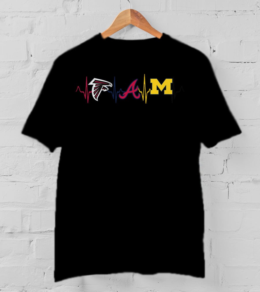 Love Falcons Braves Michigan Mw T-Shirt