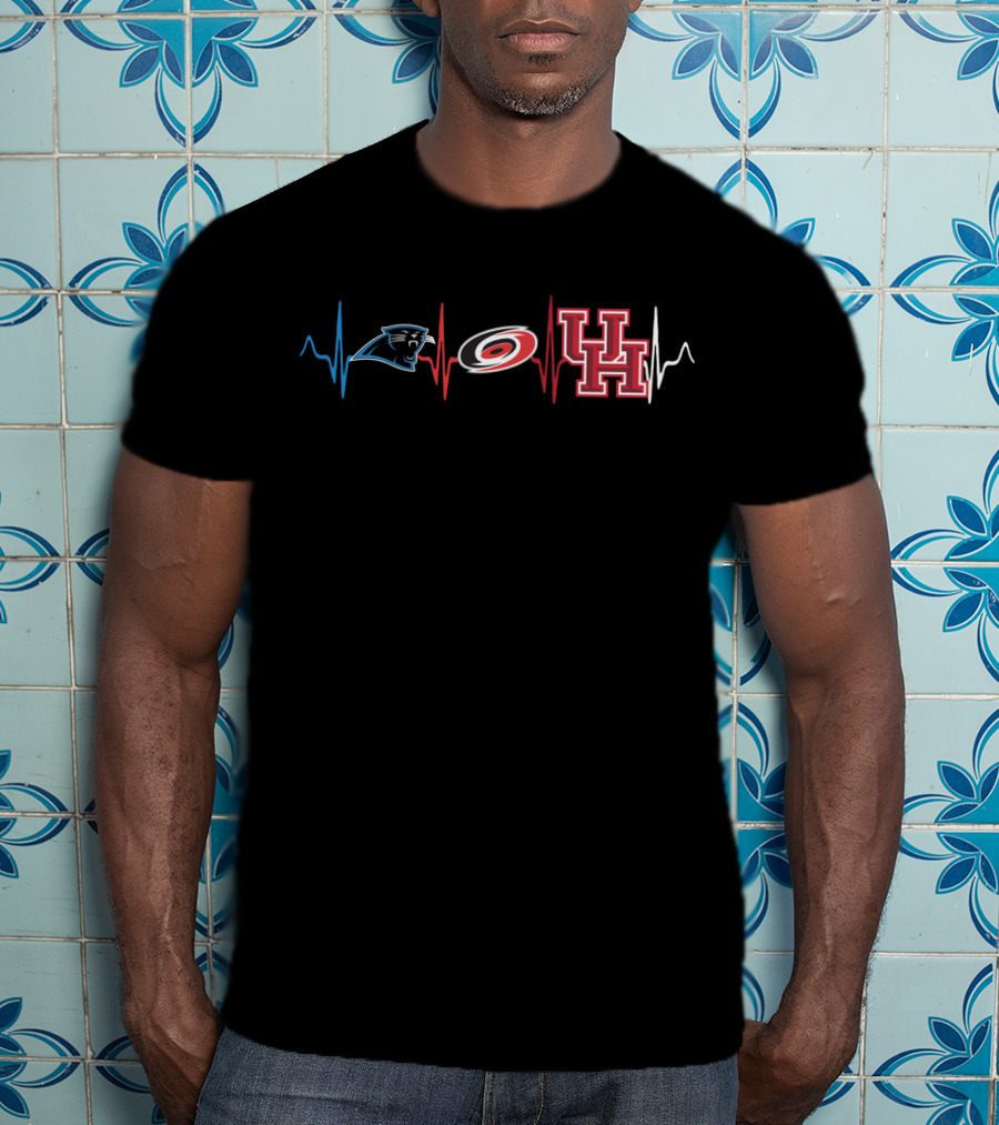 Panthers Hurricanes Uh Heartbeat T-Shirt