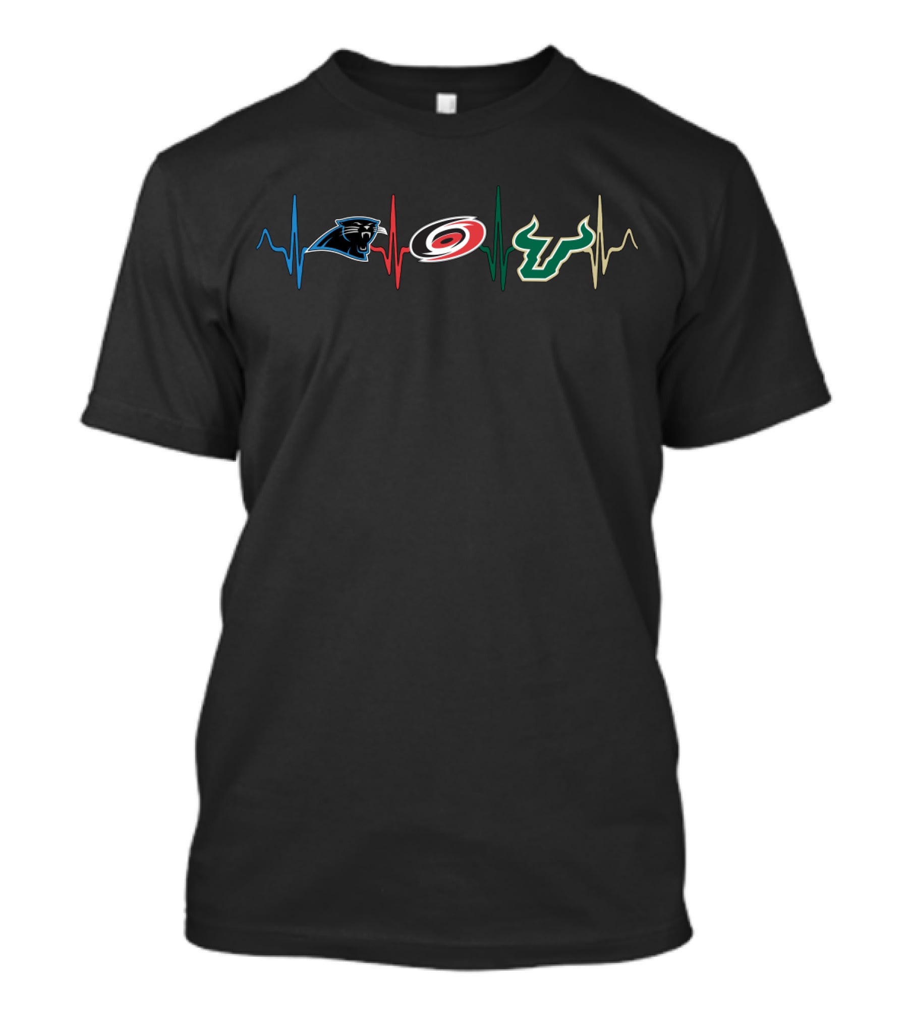 Love Panthers Hurricanes Bulls Sfb T-Shirt