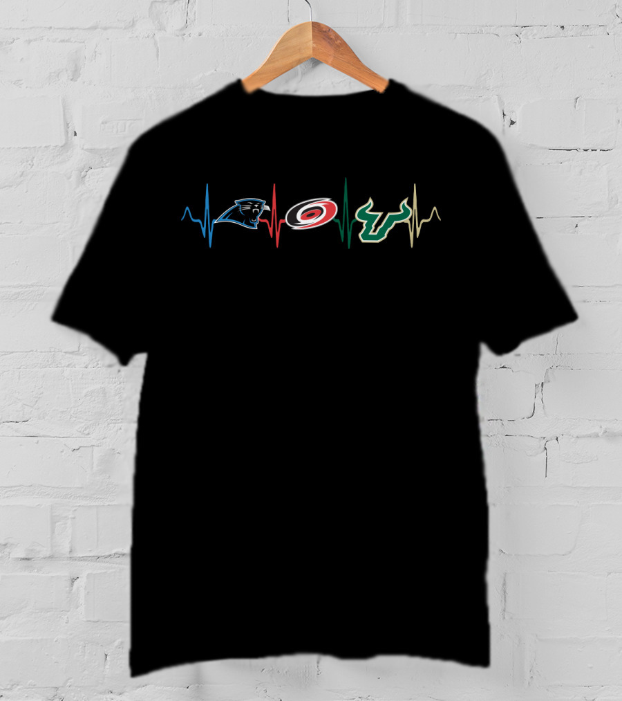 Love Panthers Hurricanes Bulls Sfb T-Shirt