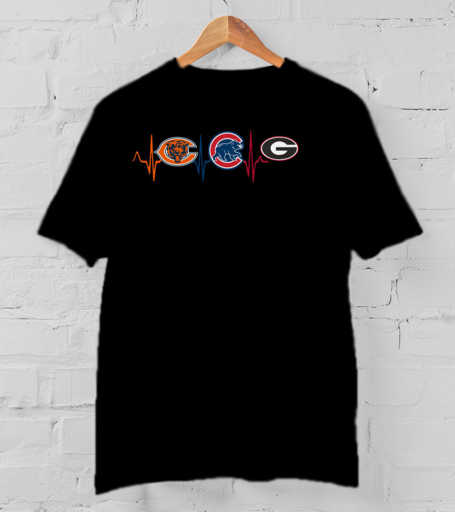 Love Bears Cubs Georgia Bulldogs Fan Vibes T-Shirt