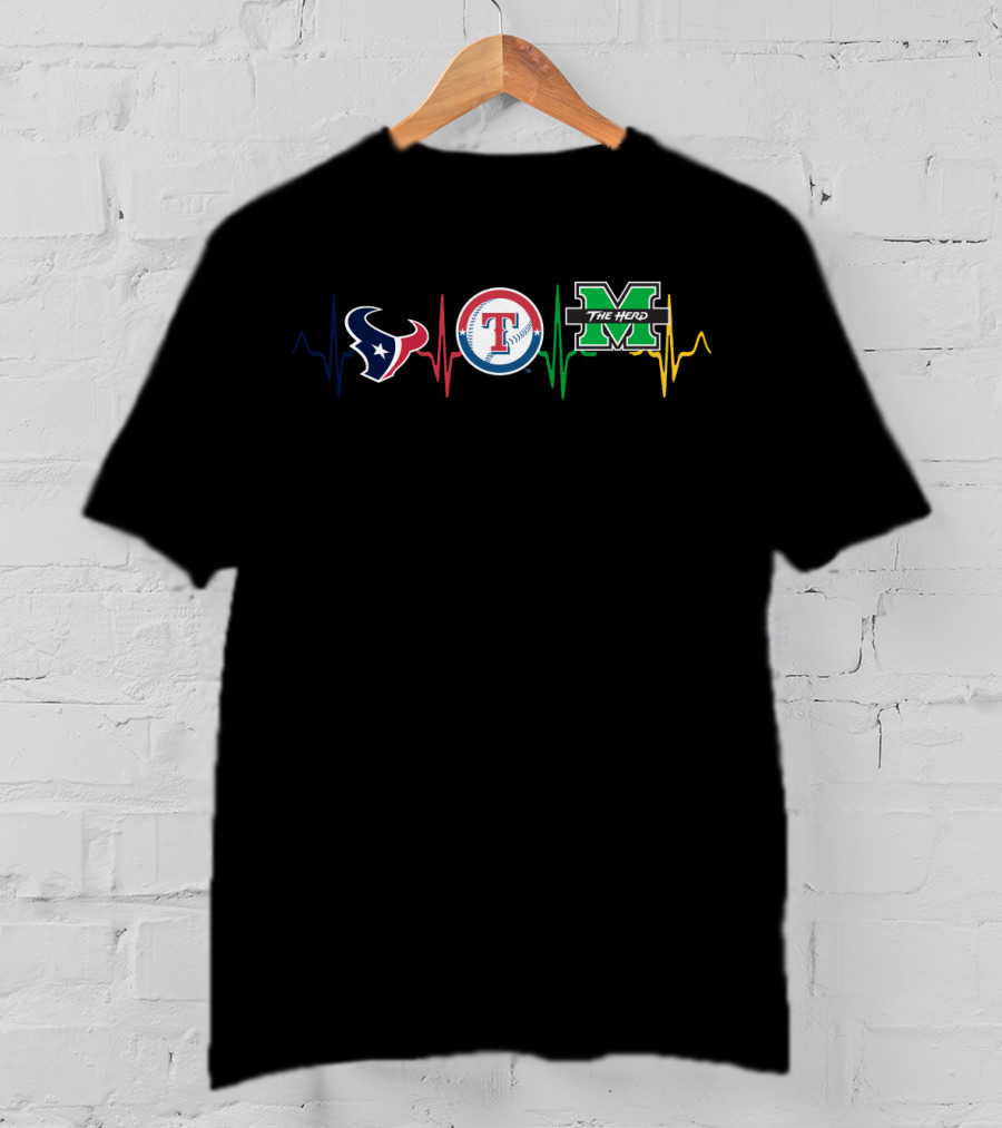 Love Texans Rangers Mth The Herd T-Shirt