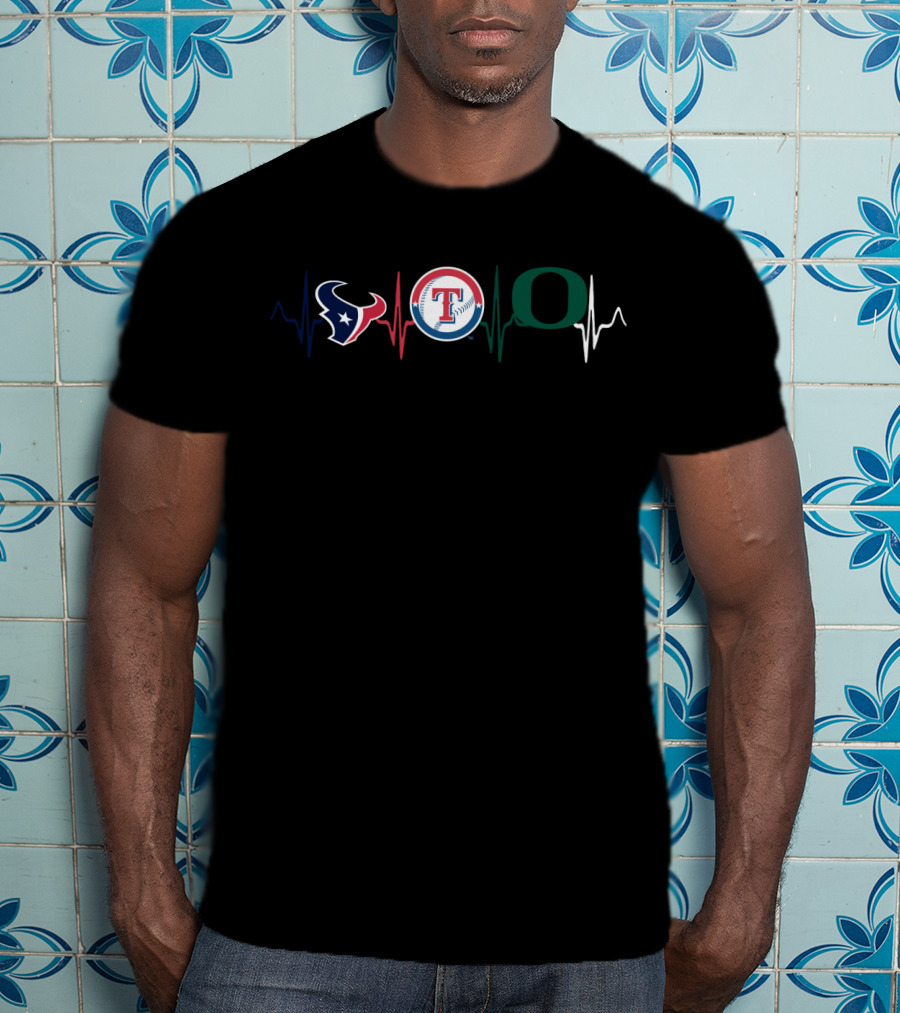 Texans Rangers Oregon Enthusiast Pulse T-Shirt