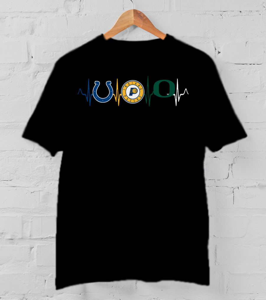 Love Colts Pacers Ducks Icons T-Shirt
