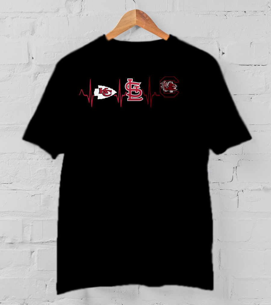 Love Chiefs Cardinals Gamecocks Scg T-Shirt
