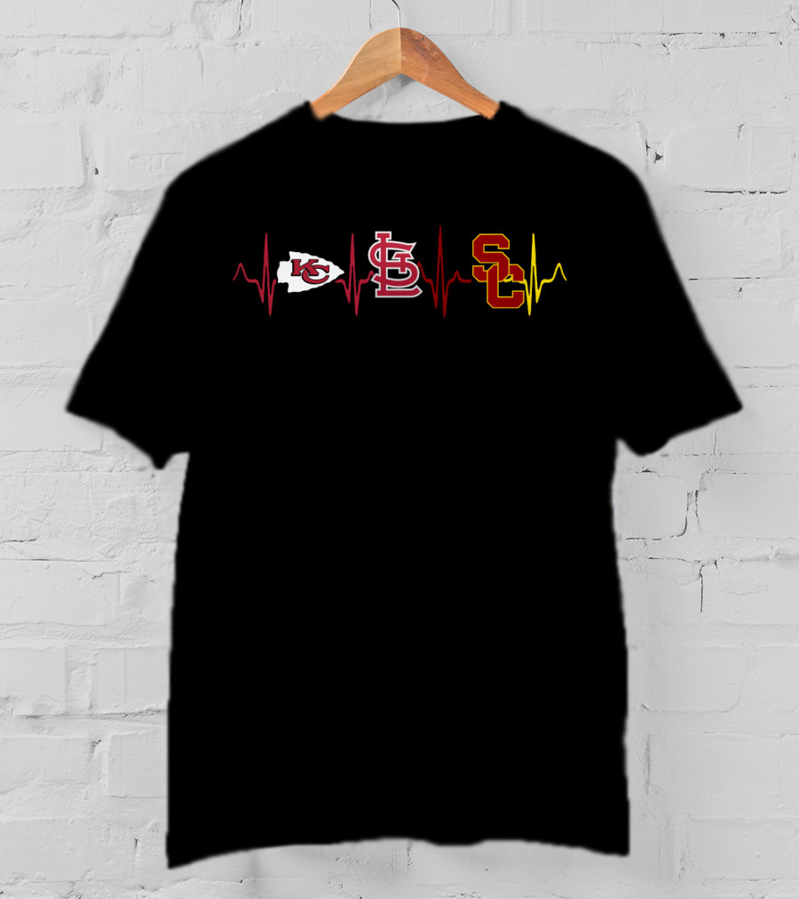 Kansas City Chiefs St. Louis Cardinals Southern California Ut Icons T-Shirt