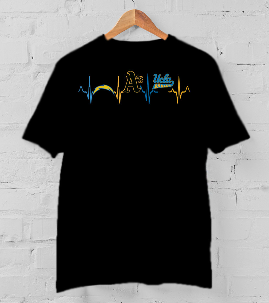 Love Chargers Athletics Ucla Bruins A's T-Shirt