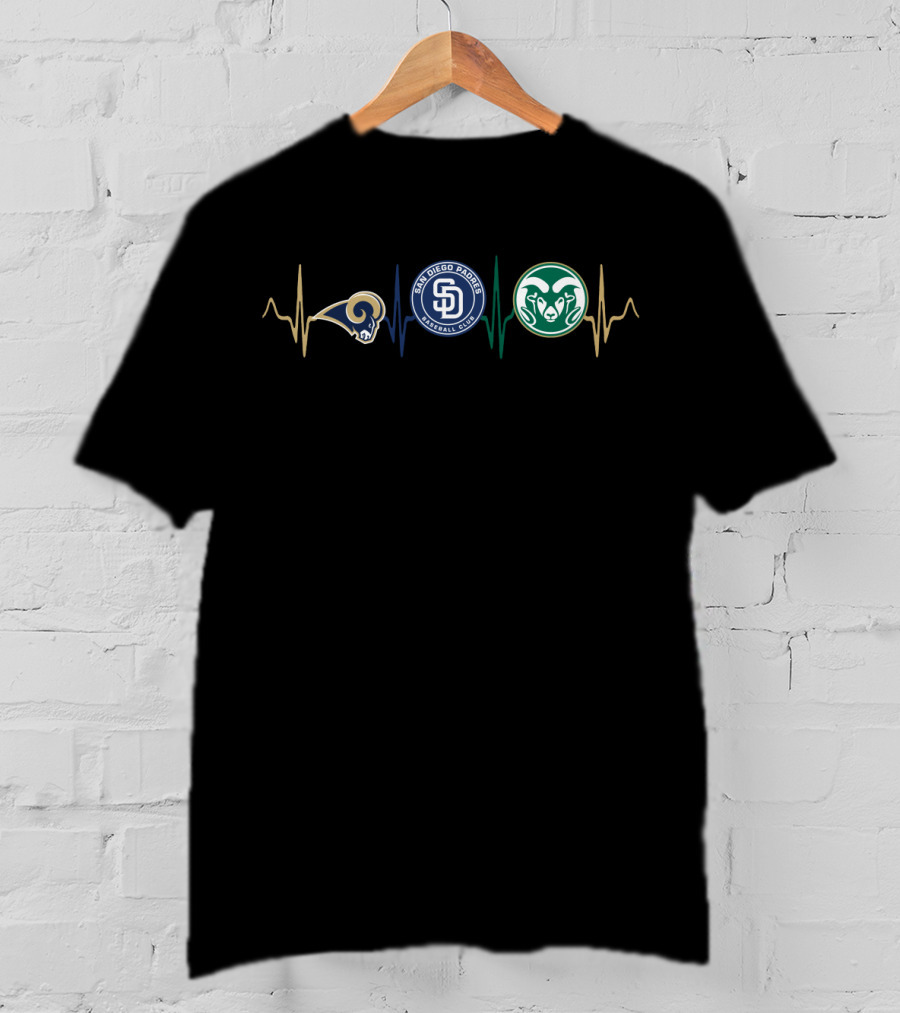 Love Rams Padres San Diego State Csr T-Shirt