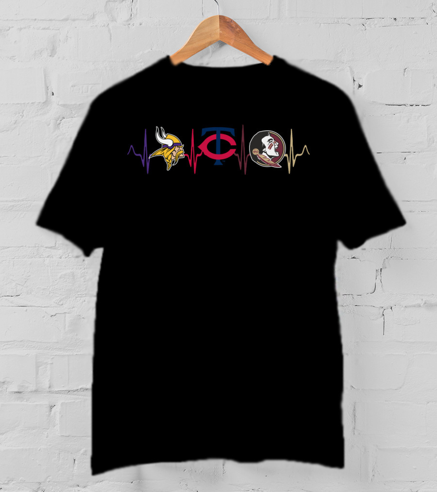 Love Vikings Twins Fsu Fan Combo T-Shirt