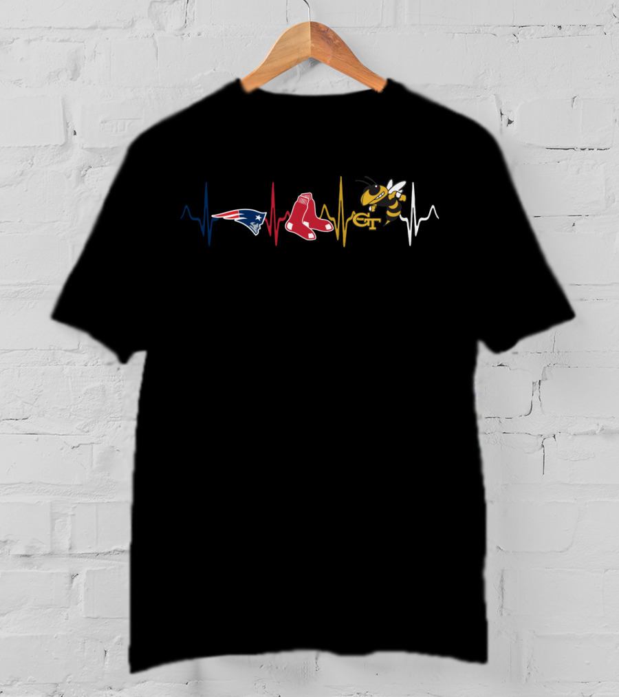 Love Patriots Red Sox Georgia Tech Buzz T-Shirt