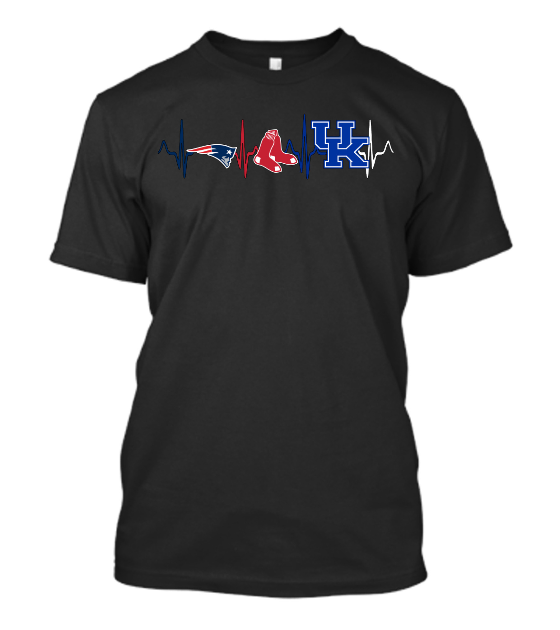 Love Patriots Red Sox Uk Wildcats Icons T-Shirt